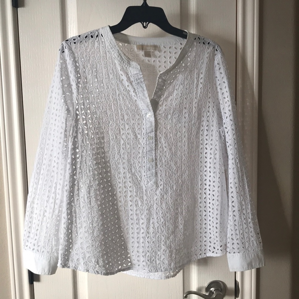 White Micheal Kors Top